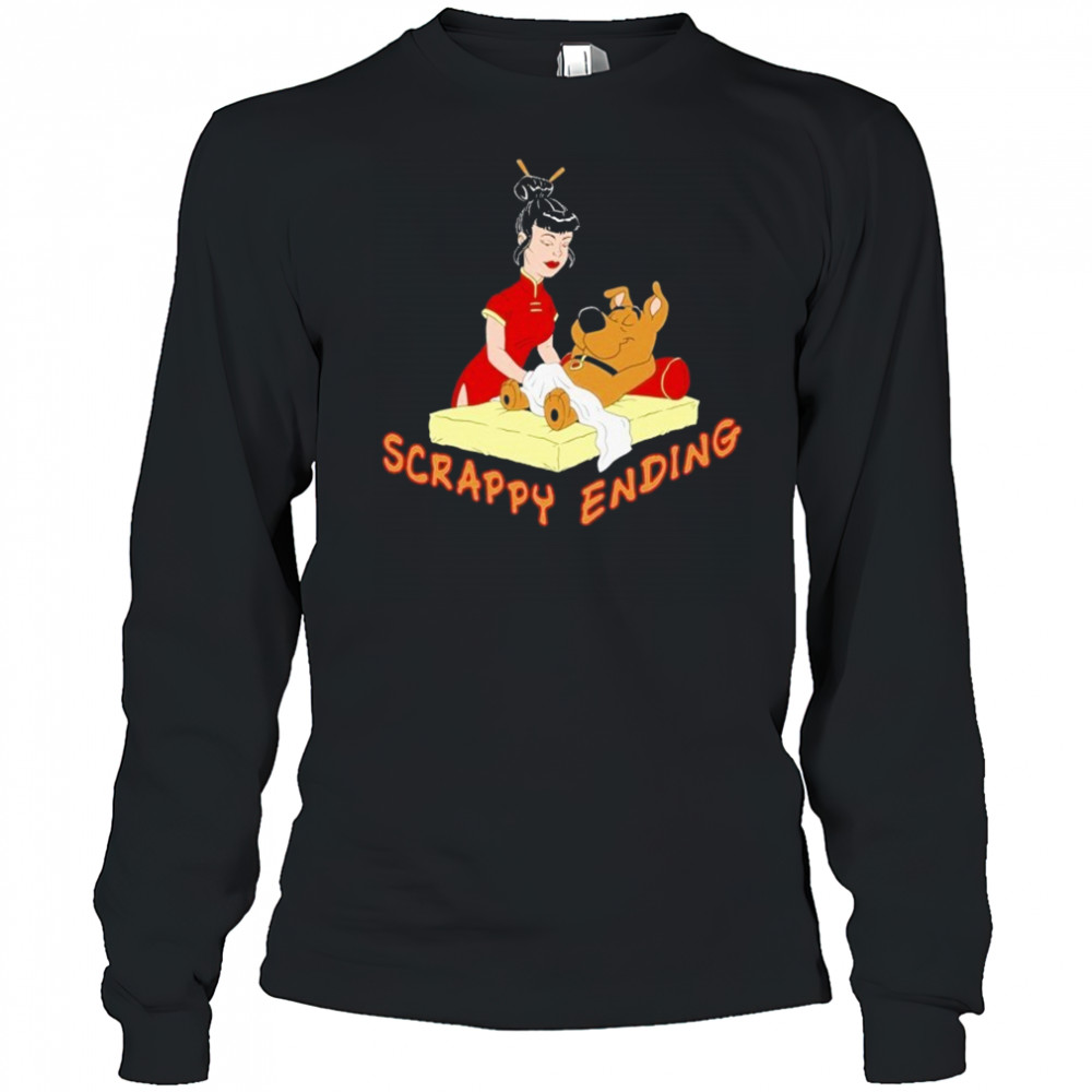 Scooby Doo Scrappy Ending T-shirt Long Sleeved
