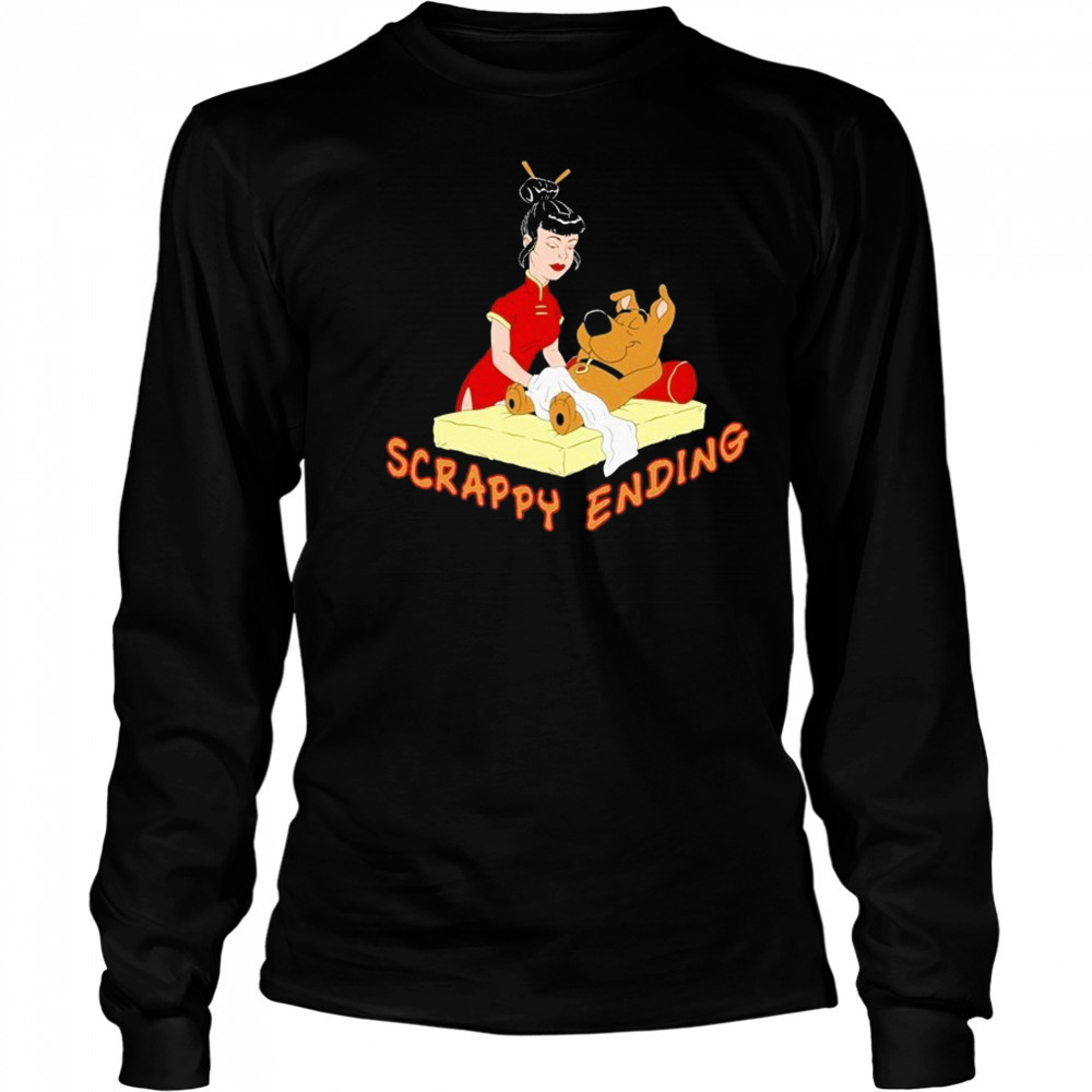 Scooby Doo Scrappy Ending T-shirt Long Sleeved
