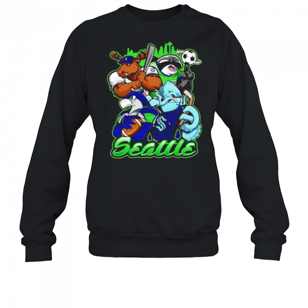Seattle sports mascots shirt Sweatshirt