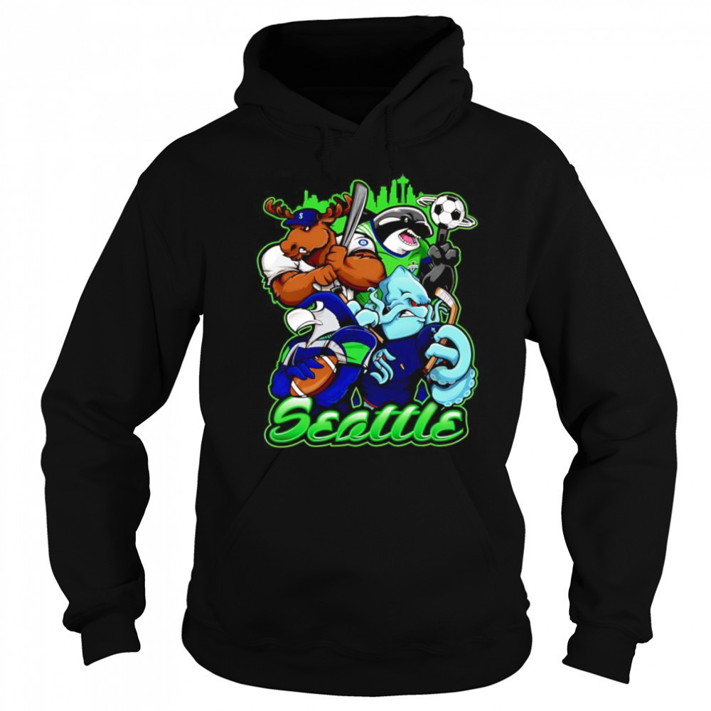 Seattle sports mascots shirt Sweatshirt