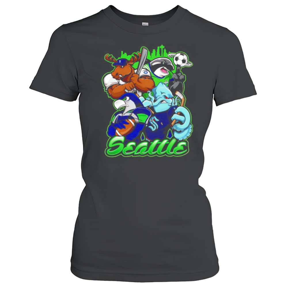 Seattle sports mascots shirt Women's T-shirt