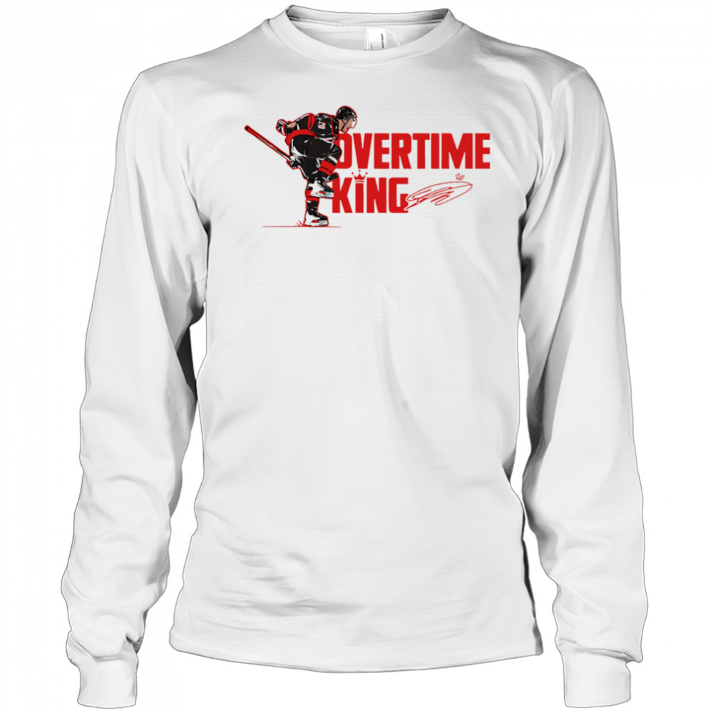 Sebastian Aho Overtime King Carolina Hurricanes shirt Long Sleeved