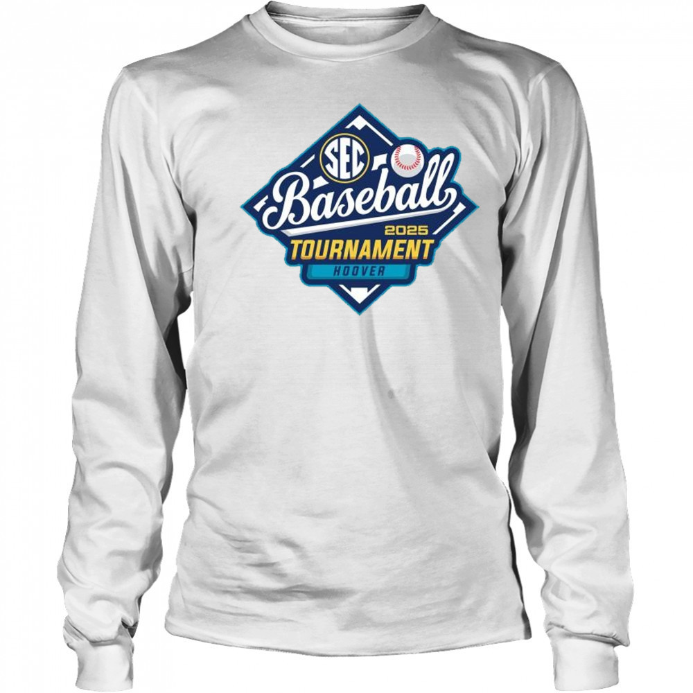 SEC Baseball 2025 Tournament Hoover Logo t-shirt Long Sleeved