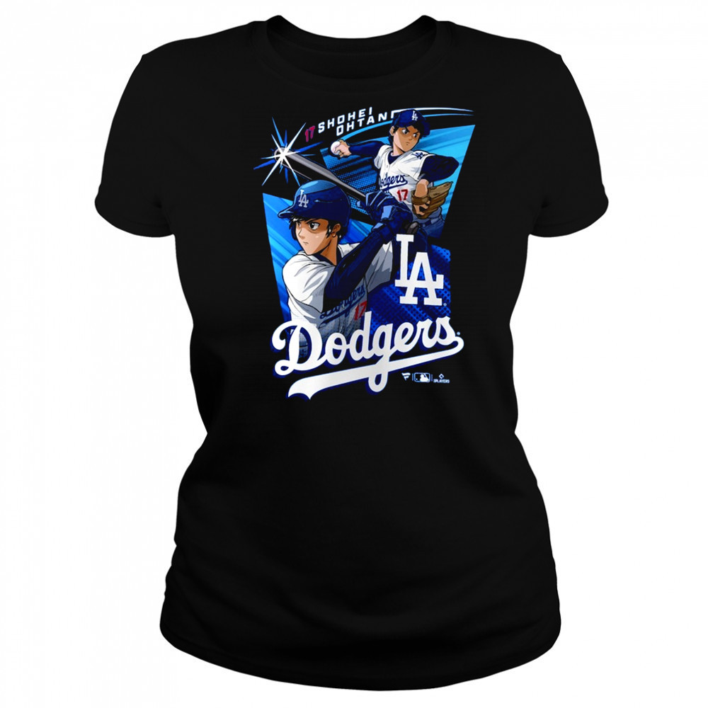 Shohei Ohtani 17 Los Angeles Dodgers MLB Anime Player t-shirt Women's T-shirt