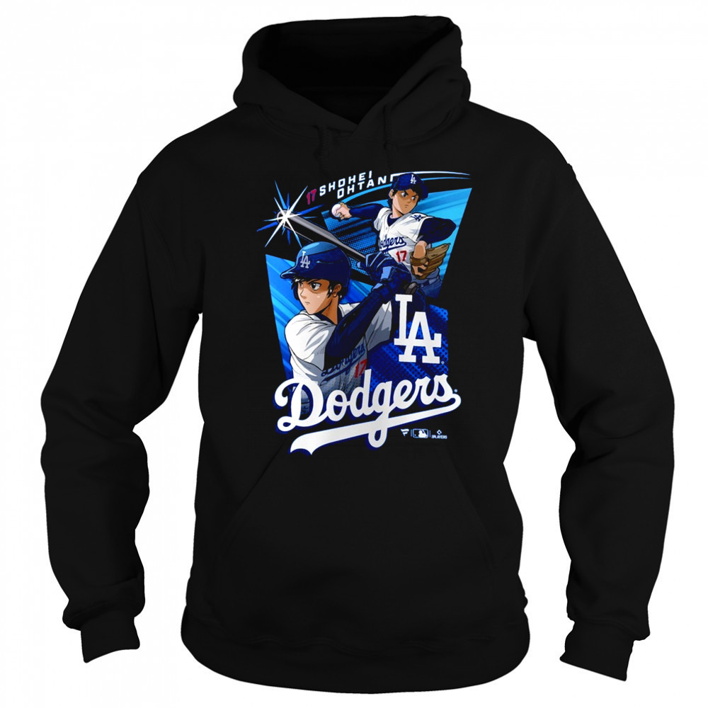 Shohei Ohtani 17 Los Angeles Dodgers MLB Anime Player t-shirt Sweatshirt
