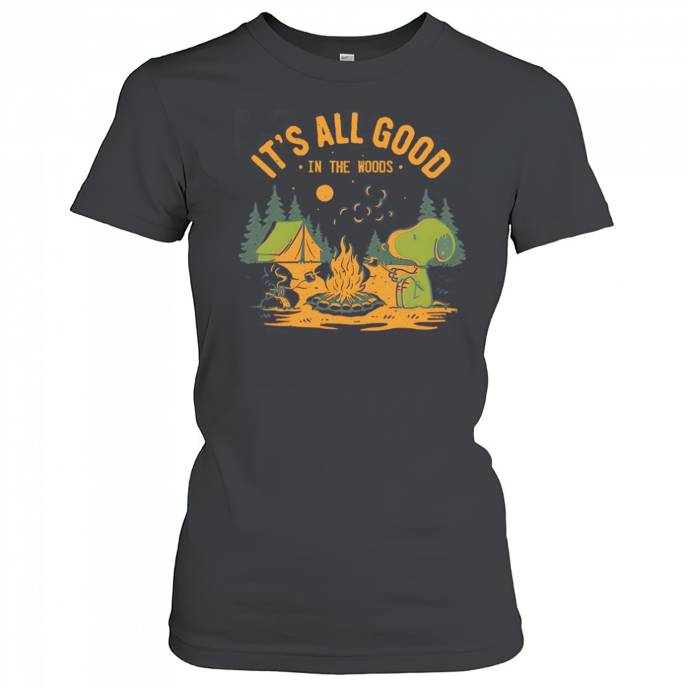 Snoopy and Woodstock it’s all good in the woods shirt Women's T-shirt