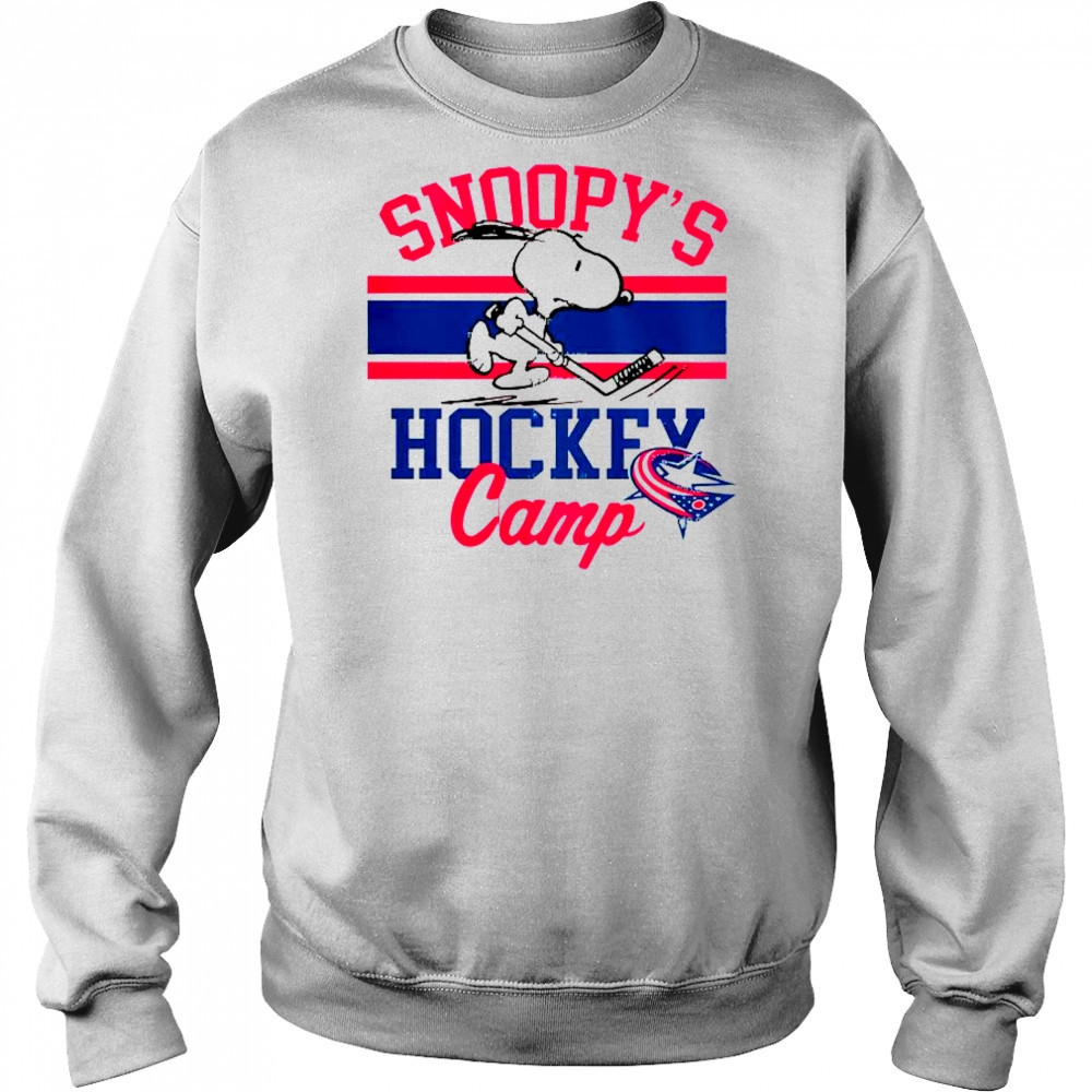 Snoopy Columbus Blue Jackets Snoopy’s Camp Snoopy NHL All Teams T-Shirt Hoodie
