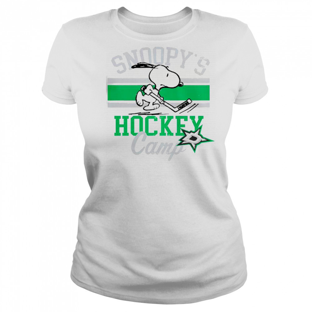 Snoopy Dallas Stars Snoopy’s Camp Snoopy NHL All Teams T-Shirt Women's T-shirt