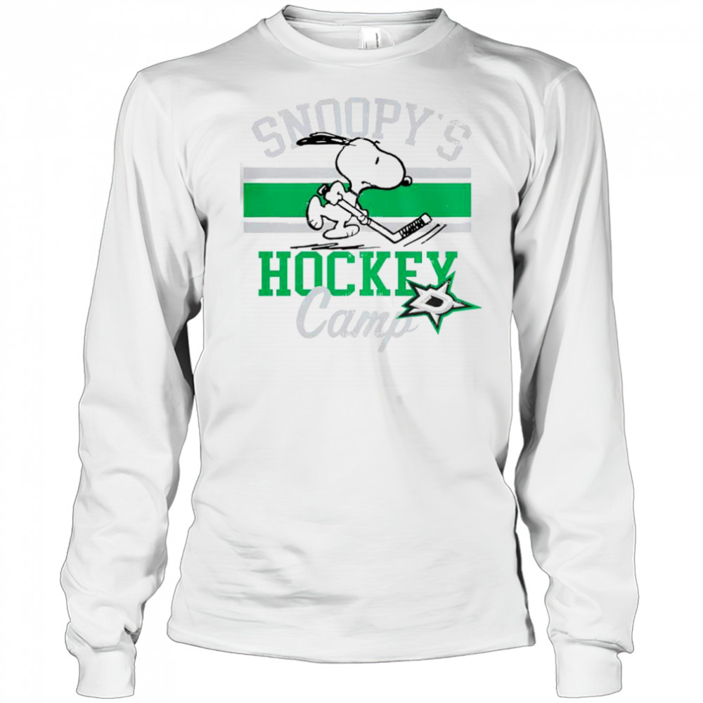 Snoopy Dallas Stars Snoopy’s Camp Snoopy NHL All Teams T-Shirt Long Sleeved