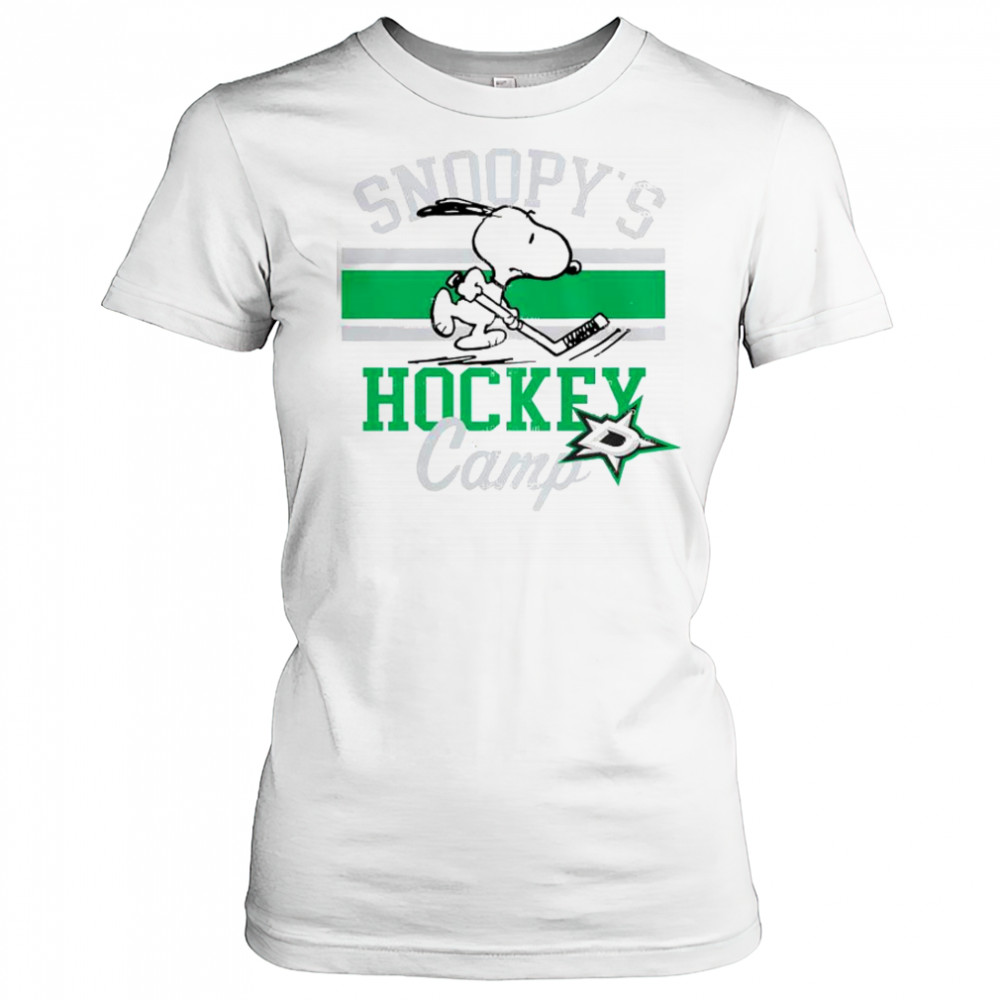 Snoopy Dallas Stars Snoopy’s Camp Snoopy NHL All Teams T-Shirt Women's T-shirt