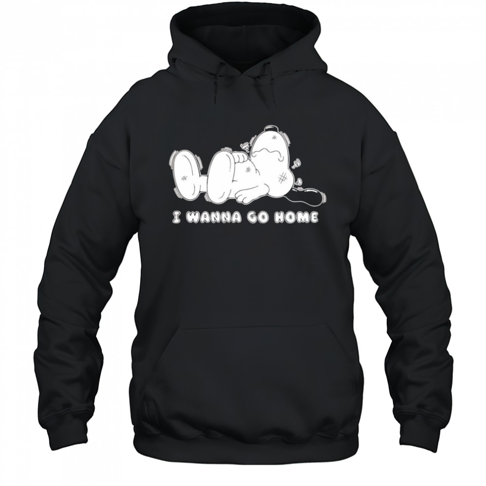 Snoopy I wanna go home shirt Hoodie
