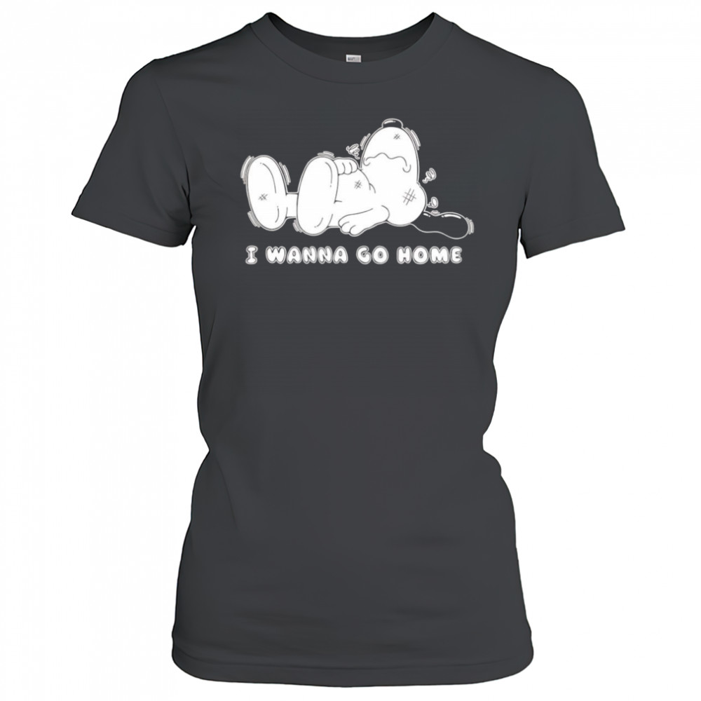Snoopy I wanna go home shirt Women's T-shirt