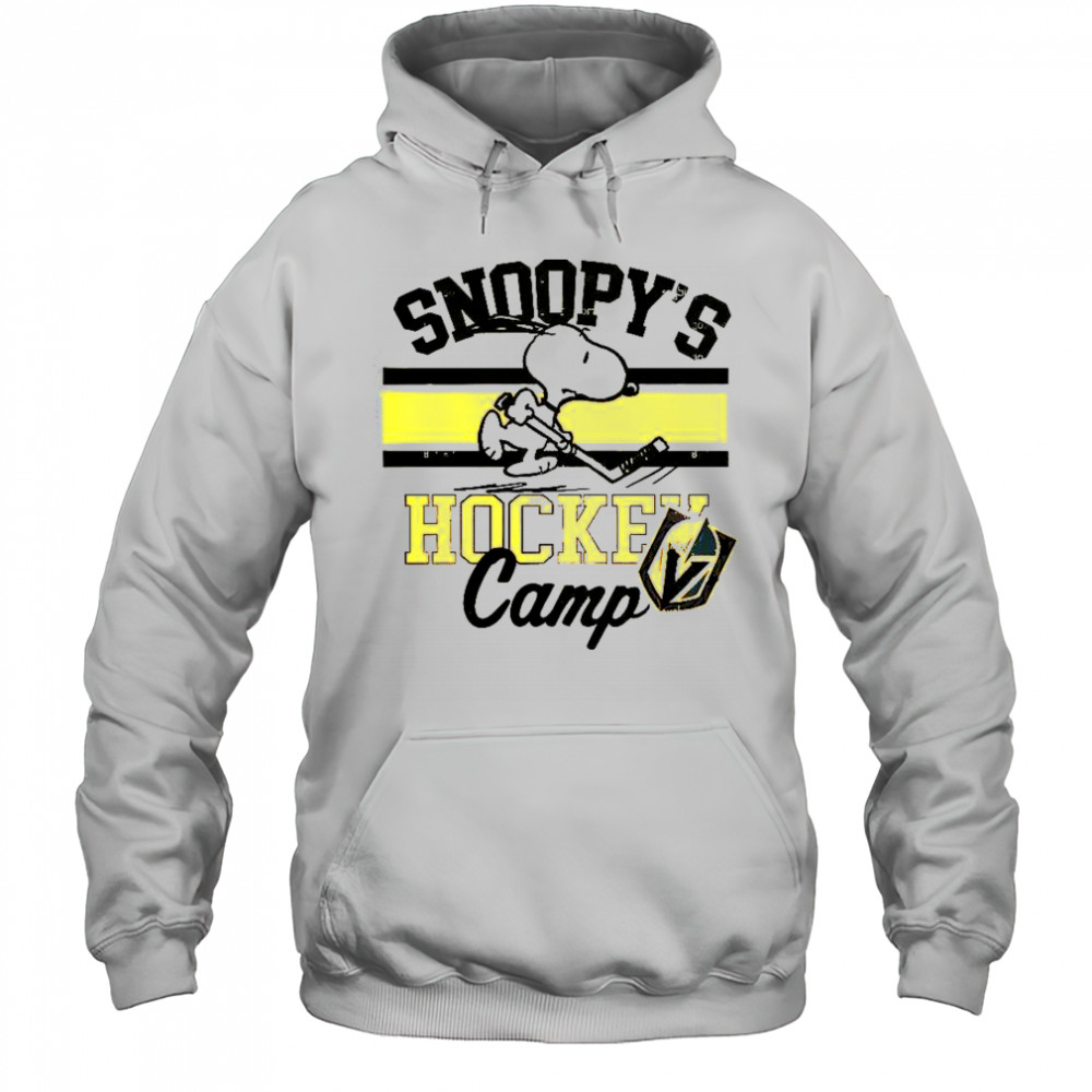 Snoopy Vegas Golden Knights Snoopy’s Hockey Camp Snoopy NHL All Teams T-Shirt Hoodie