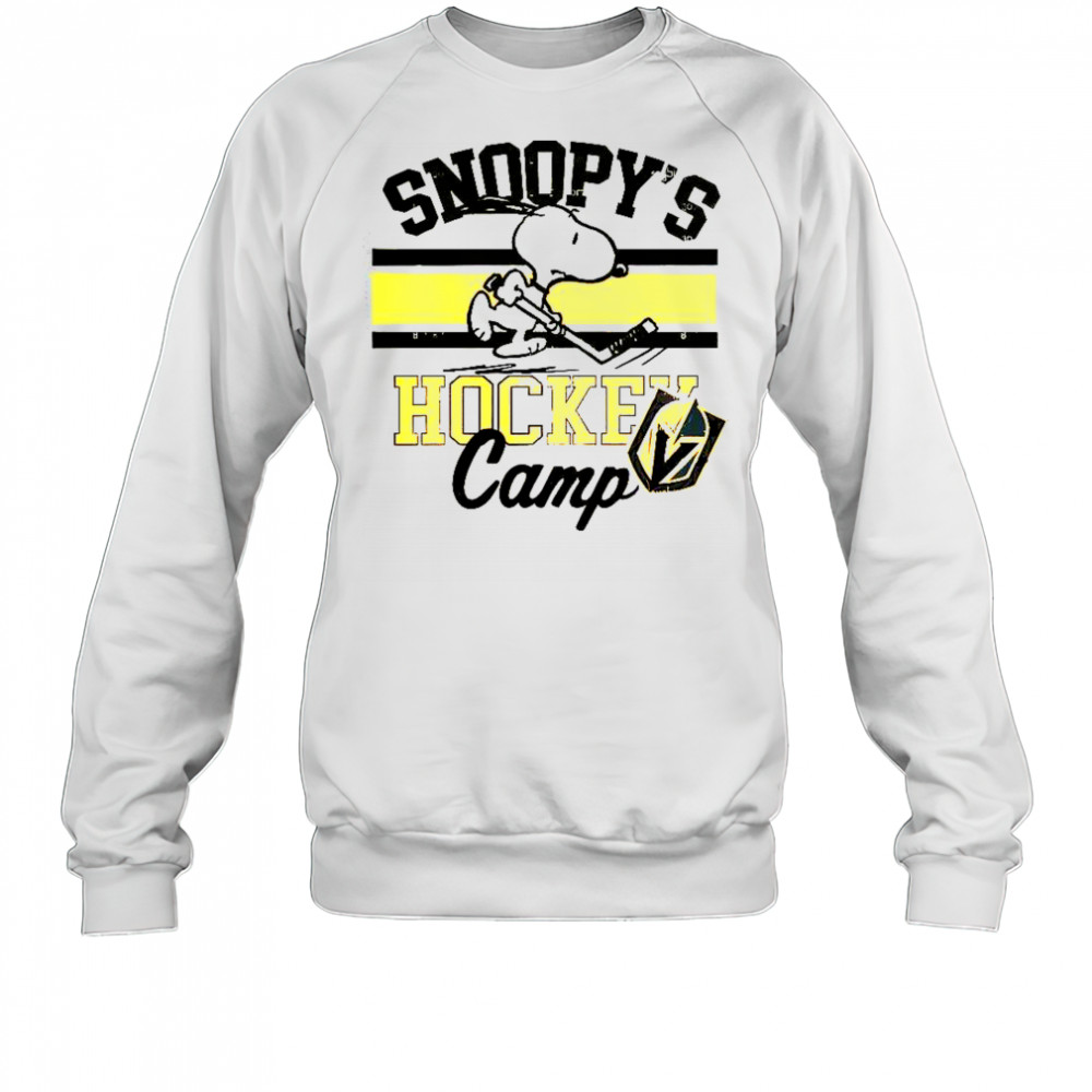 Snoopy Vegas Golden Knights Snoopy’s Hockey Camp Snoopy NHL All Teams T-Shirt Sweatshirt