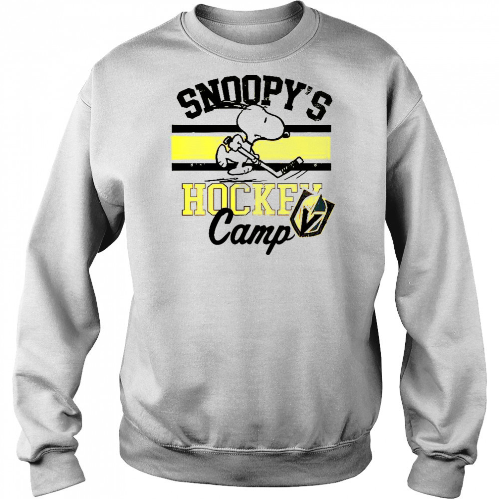 Snoopy Vegas Golden Knights Snoopy’s Hockey Camp Snoopy NHL All Teams T-Shirt Hoodie
