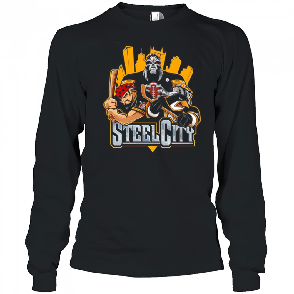 Steel City sports mascot shirt Long Sleeved