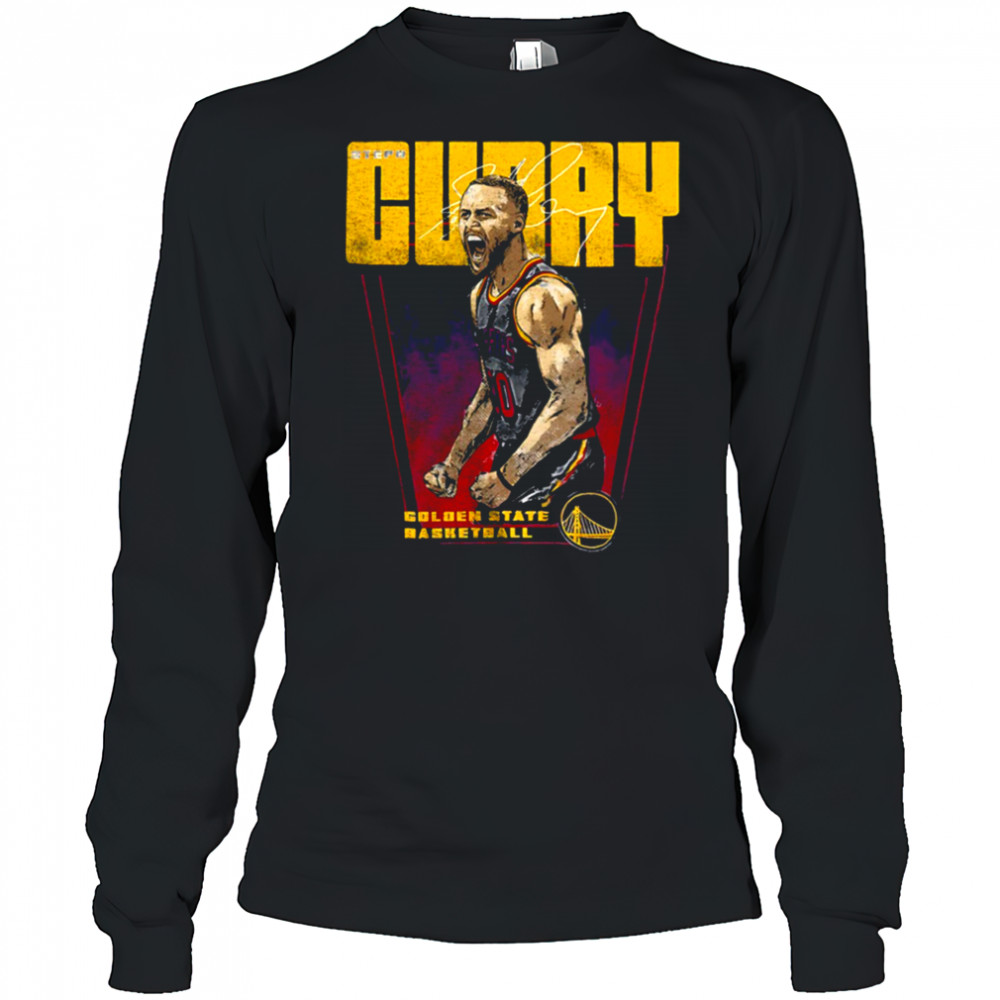 Steph Curry Golden State Warriors basketball player premiere signature shirt Long Sleeved