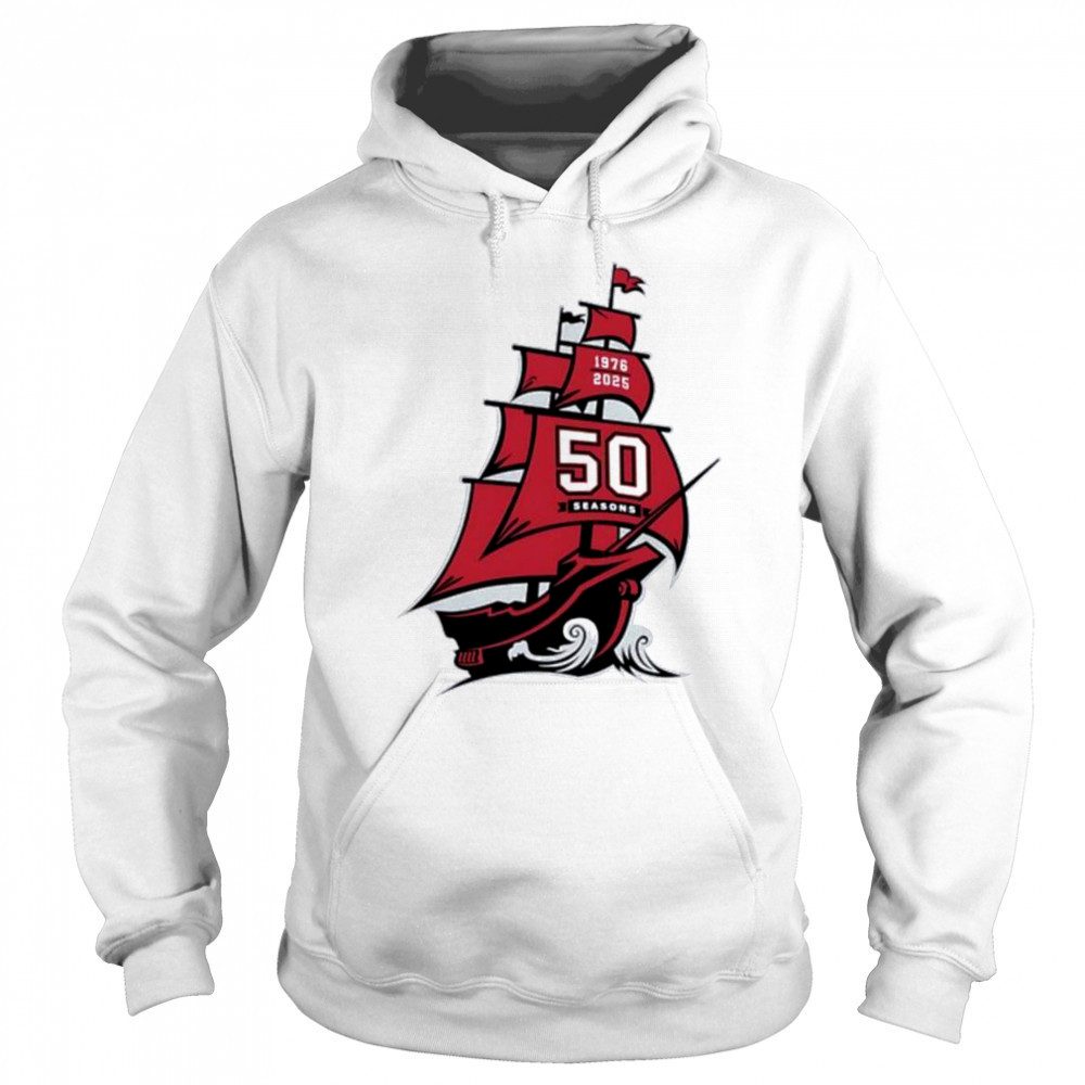 Tampa Bay Buccaneers NFL 50 season 1976 2025 shirt Sweatshirt