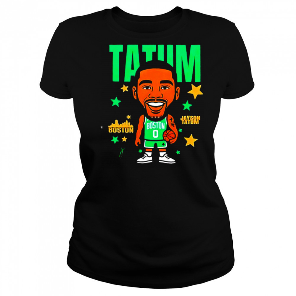 Tatum Jayson Tatum Boston Celtics signature caricature shirt Women's T-shirt