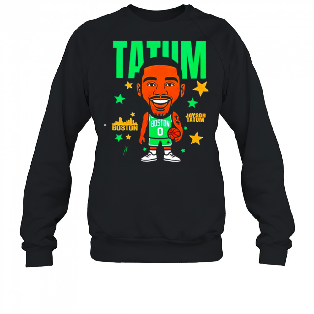 Tatum Jayson Tatum Boston Celtics signature caricature shirt Sweatshirt