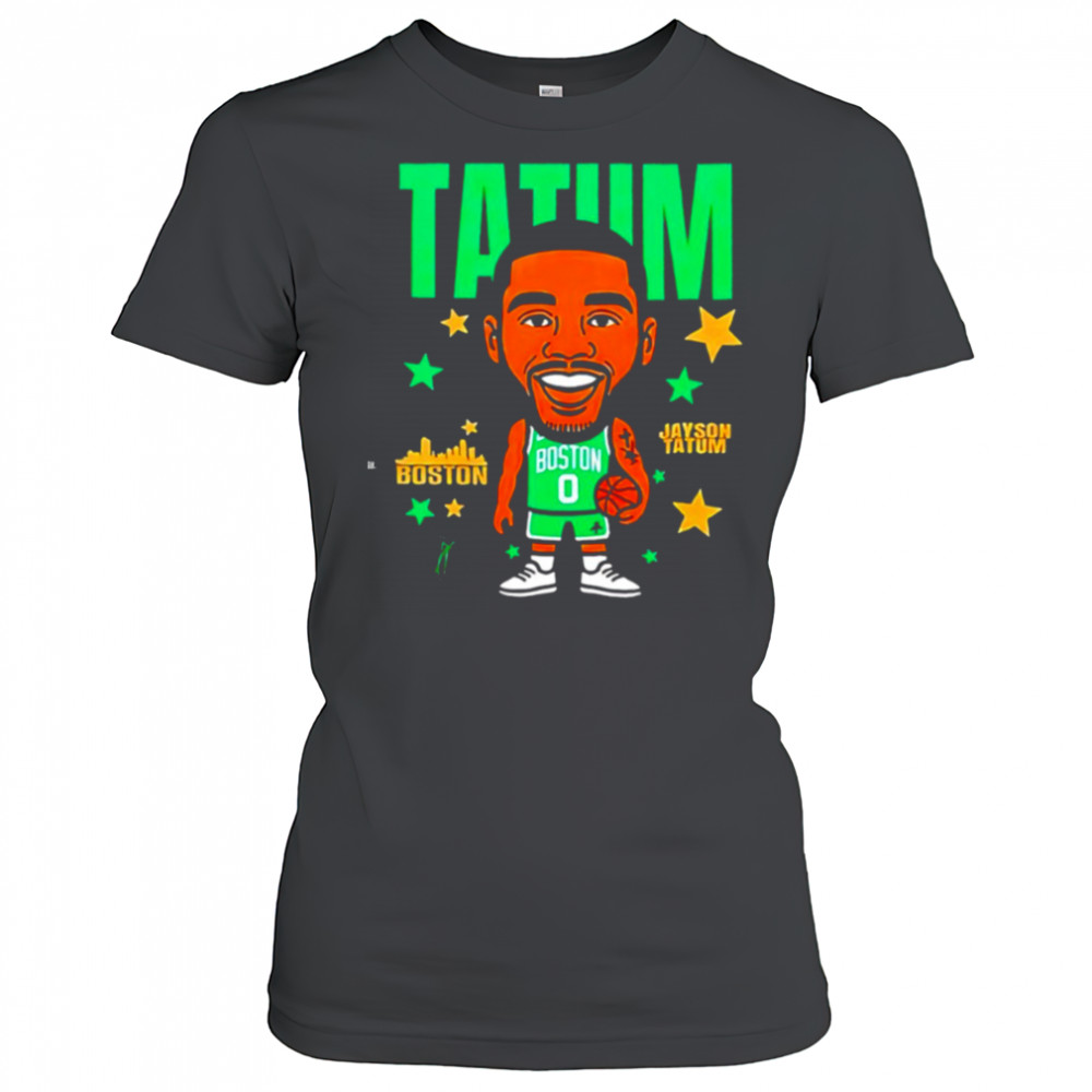 Tatum Jayson Tatum Boston Celtics signature caricature shirt Women's T-shirt