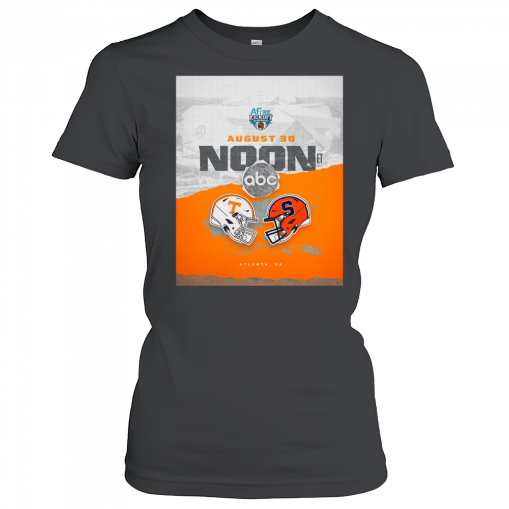 Tennessee Vols Vs Syracuse Orange Aflac Kickoff Game August 30 2025 Noon Atlanta GA Poster t-shirt Women's T-shirt