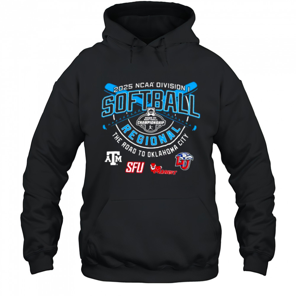 Texas A&M SFU Marist Red Foxes Liberty Flames NCAA Division I Softball Regional 2025 shirt Hoodie