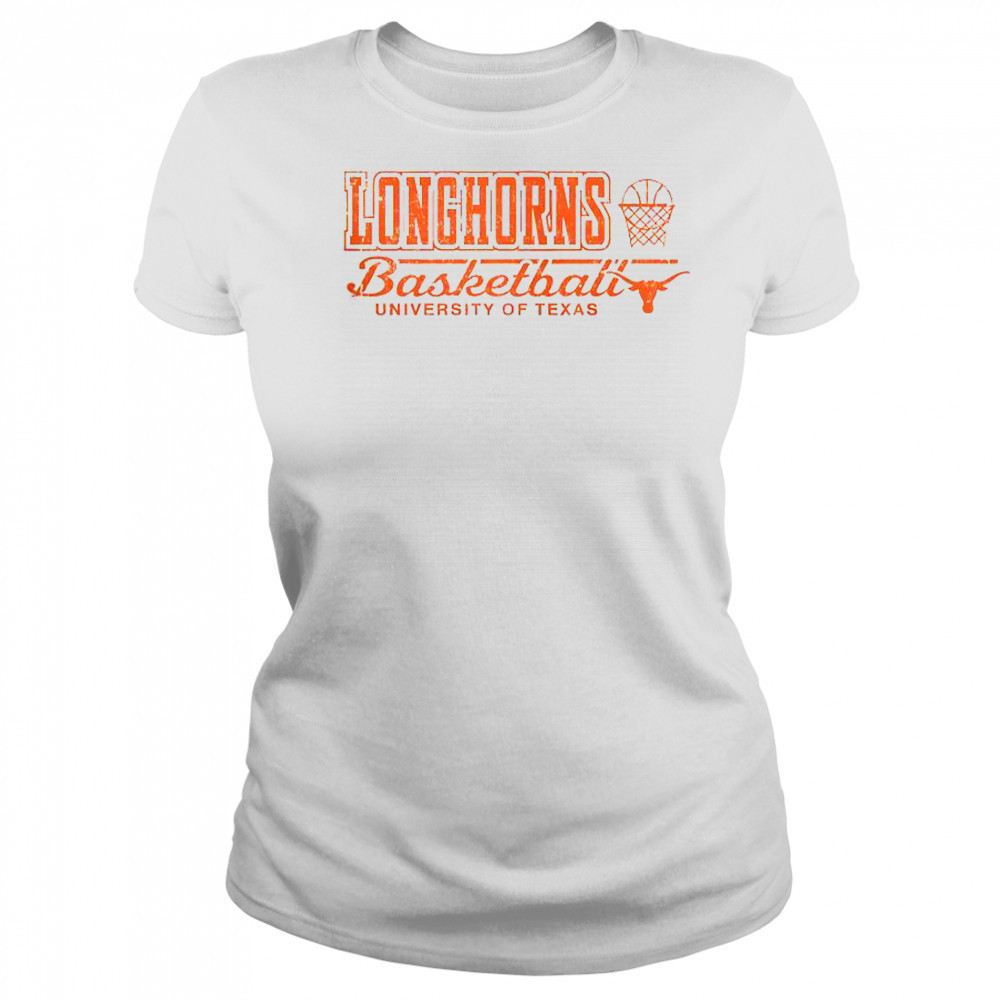Texas Longhorns Vintage Basketball University Of Texas T-Shirt Women's T-shirt