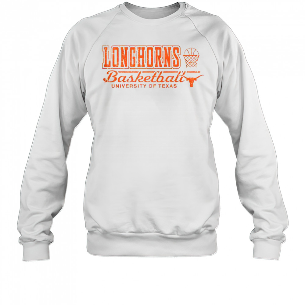Texas Longhorns Vintage Basketball University Of Texas T-Shirt Sweatshirt