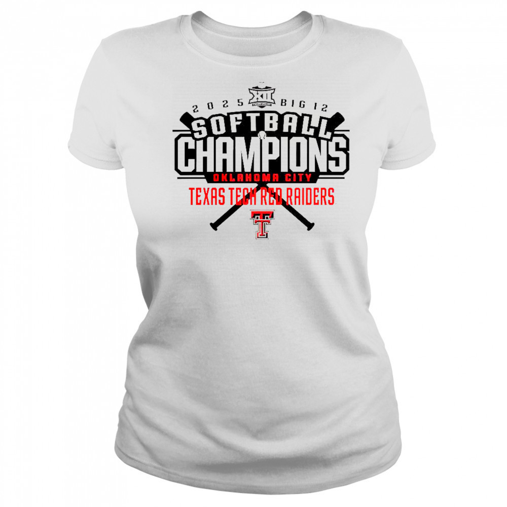 Texas Tech Red Raiders 2025 Big 12 Softball Conference Tournament Champions T-Shirt Women's T-shirt
