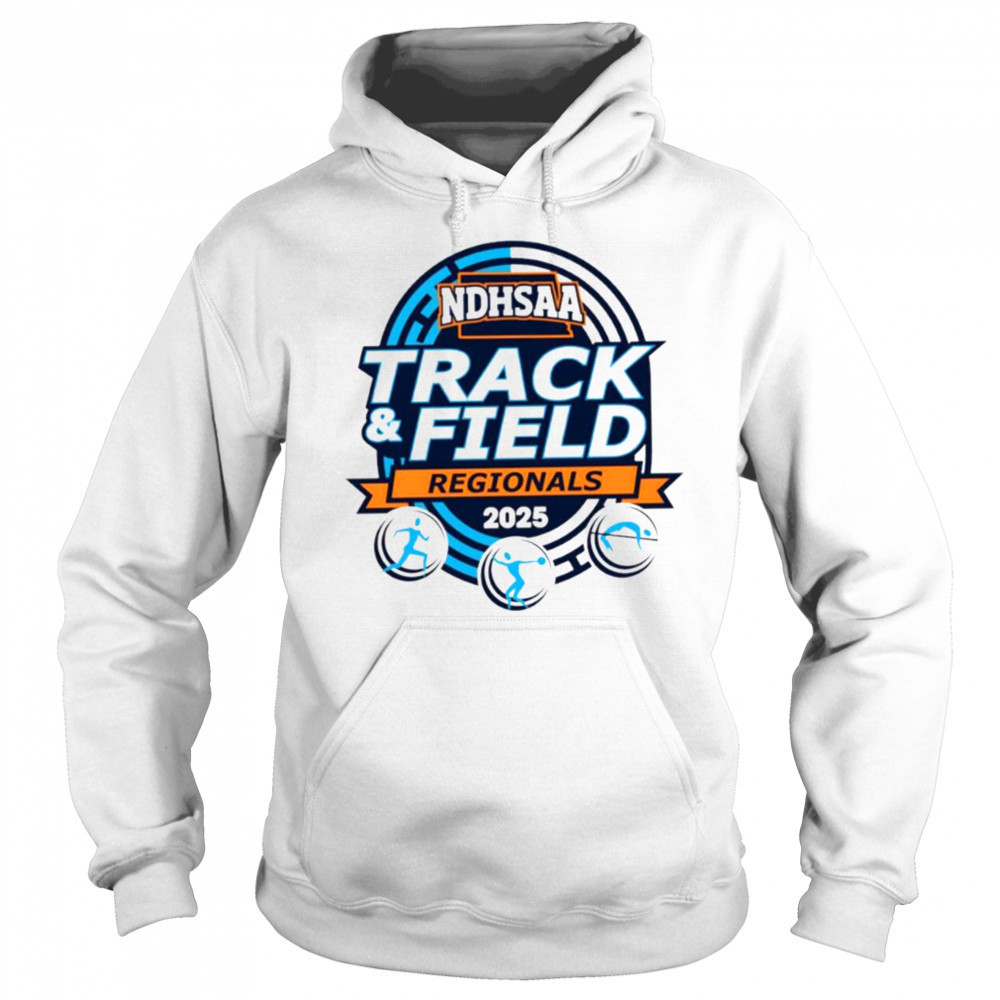 The 2025 NDHSAA Class B Southwest Region Track & Field logo shirt Sweatshirt