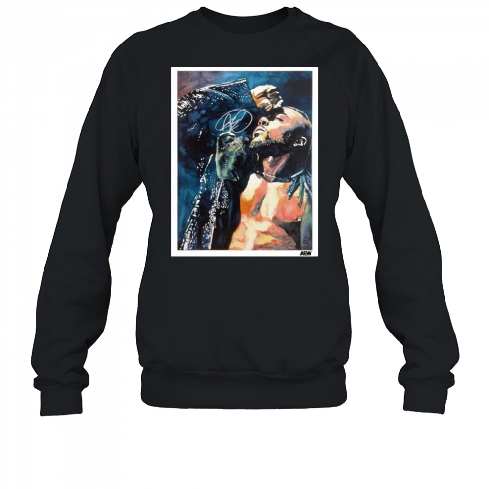 The Art of Rob Schamberger – Swerve Strickland AEW Signature t-shirt Sweatshirt