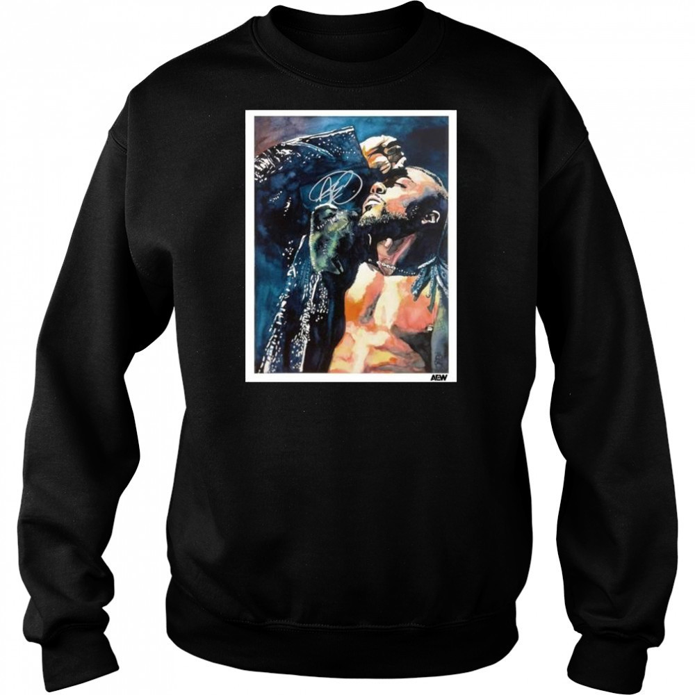 The Art of Rob Schamberger – Swerve Strickland AEW Signature t-shirt Hoodie