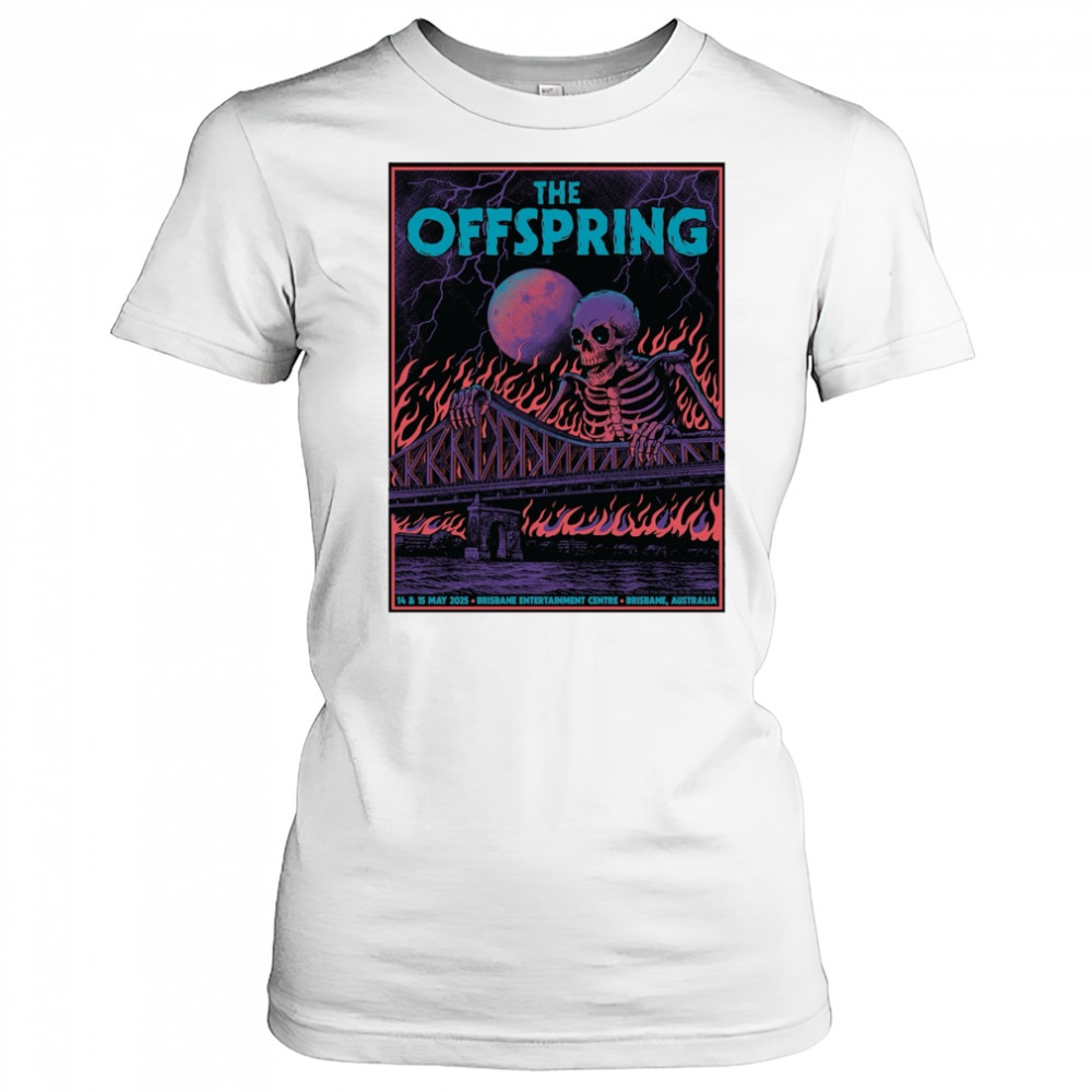 The Offspring May 14 – 15 2025 Brisbane Entertainment Centre Brisbane Australia Poster t-shirt Women's T-shirt
