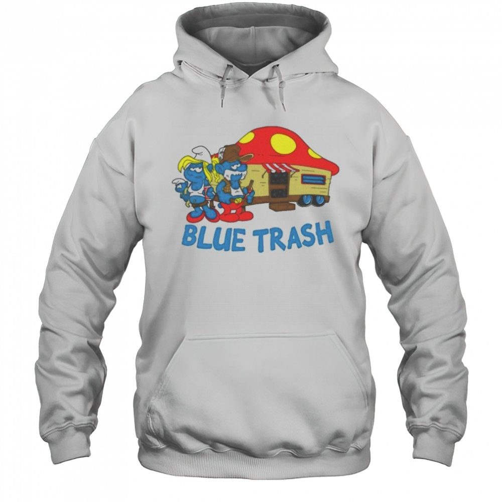 The Smurfs Blue Trash T-shirt Hoodie