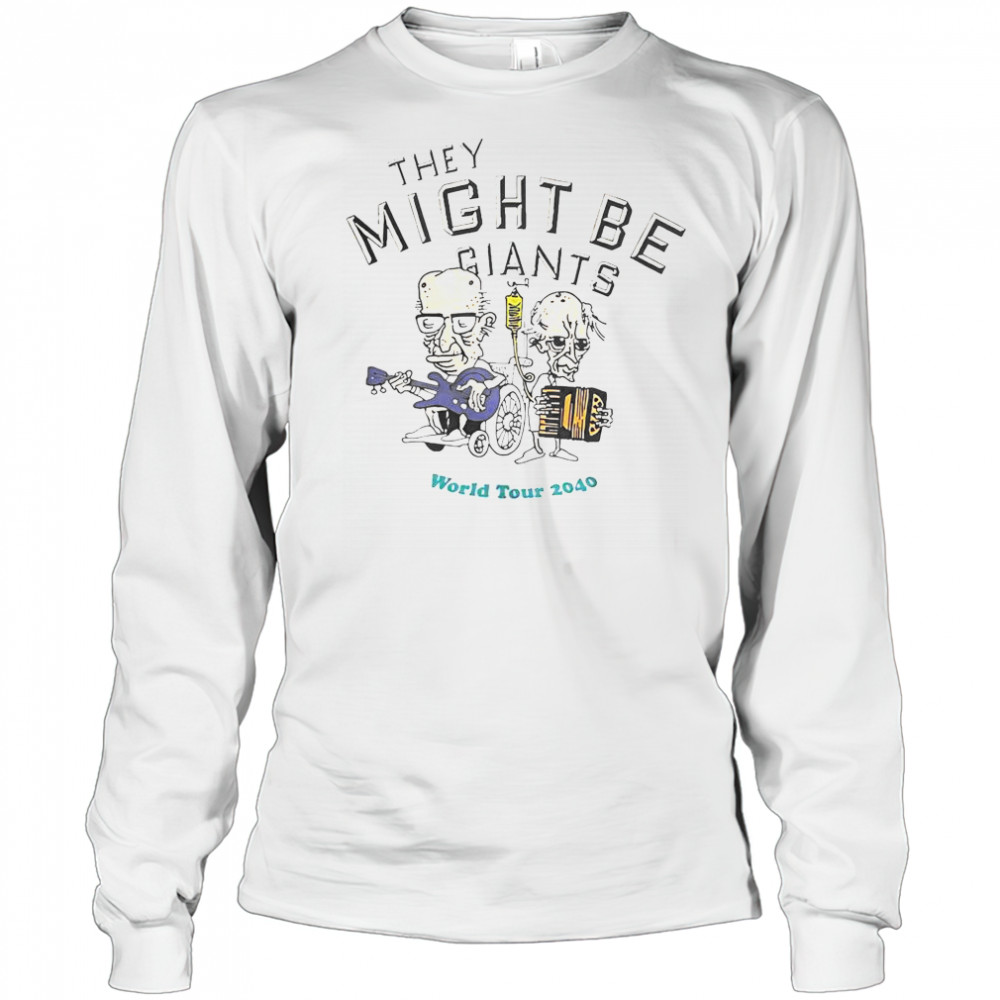 They Might Be Giants World Tour 2040 T-Shirt Long Sleeved