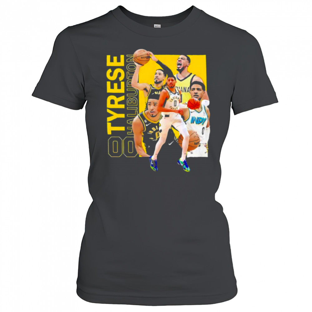 Tyrese Haliburton Indiana Pacers Game Day Playoffs 2025 signature shirt Women's T-shirt
