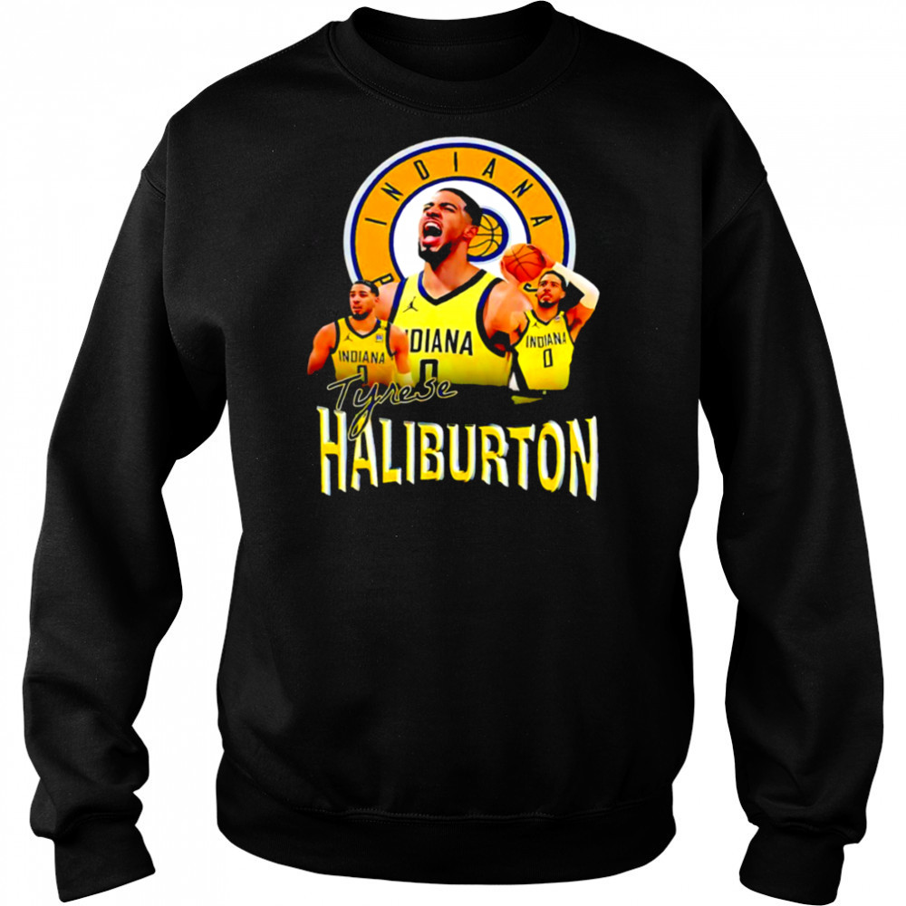 Tyrese Haliburton Indiana Pacers Star Power Playoffs 2025 signature shirt Hoodie