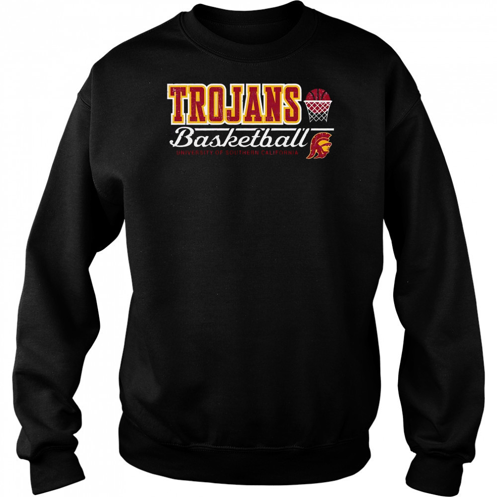 USC Trojans Vintage Basketball T-Shirt Hoodie