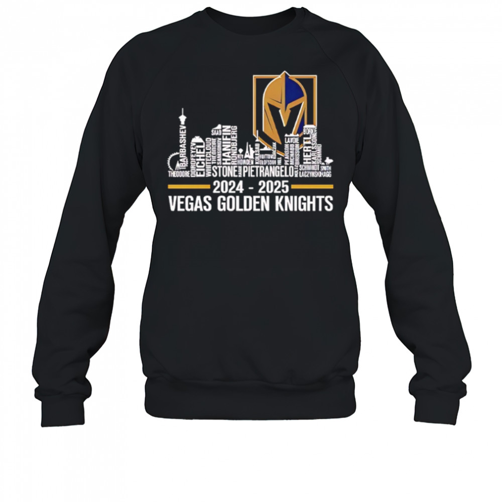 Vegas Golden Knights 2024 2025 City Skyline shirt Sweatshirt