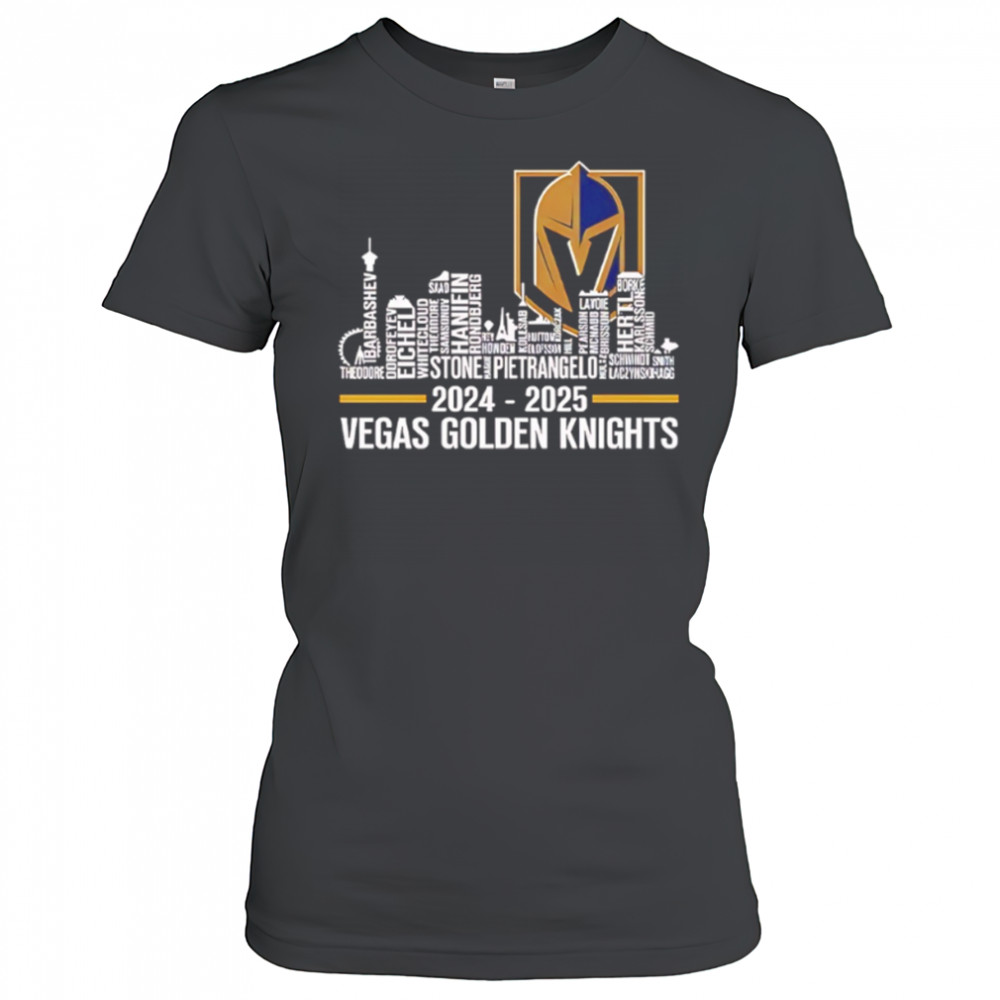 Vegas Golden Knights 2024 2025 City Skyline shirt Women's T-shirt