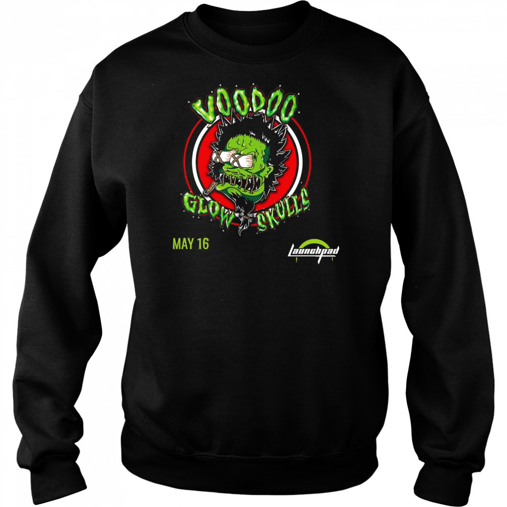 Voodoo Glow Skulls Friday May 16 2025 All Ages Launchpad t-shirt Hoodie