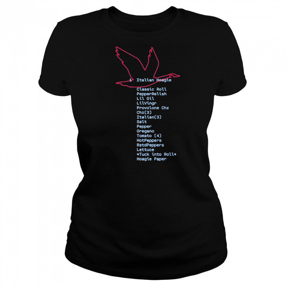 Wawa Italian Hoagie Order T-shirt Women's T-shirt