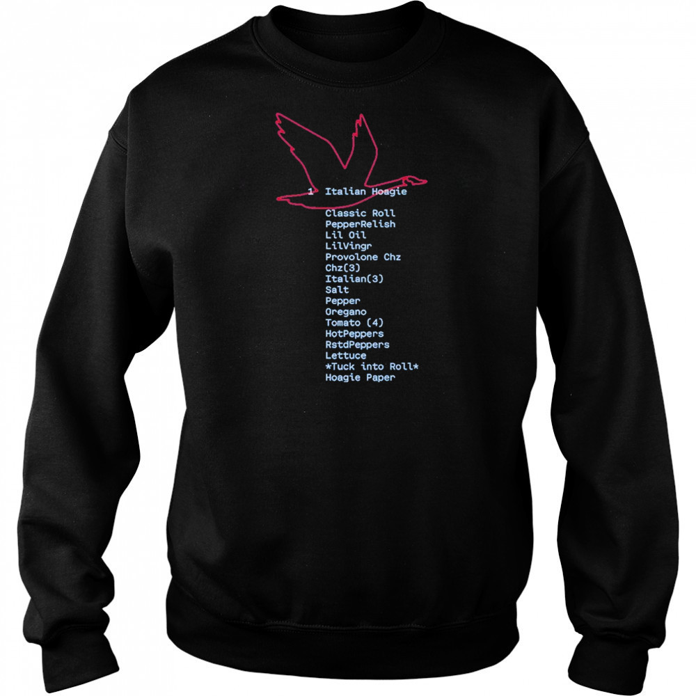 Wawa Italian Hoagie Order T-shirt Hoodie