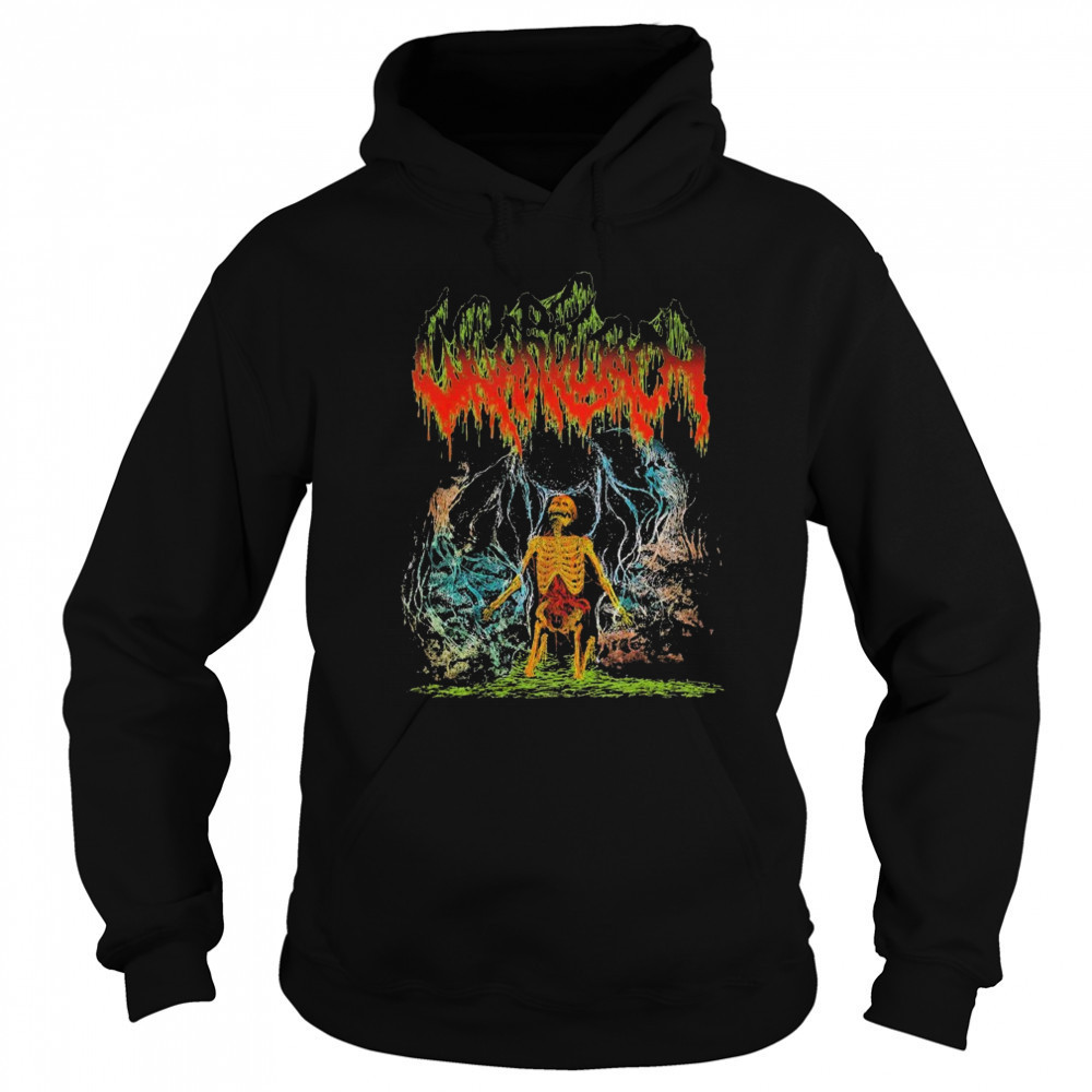 Wharflurch Psychedelic Fright Skeleton T-shirt Sweatshirt