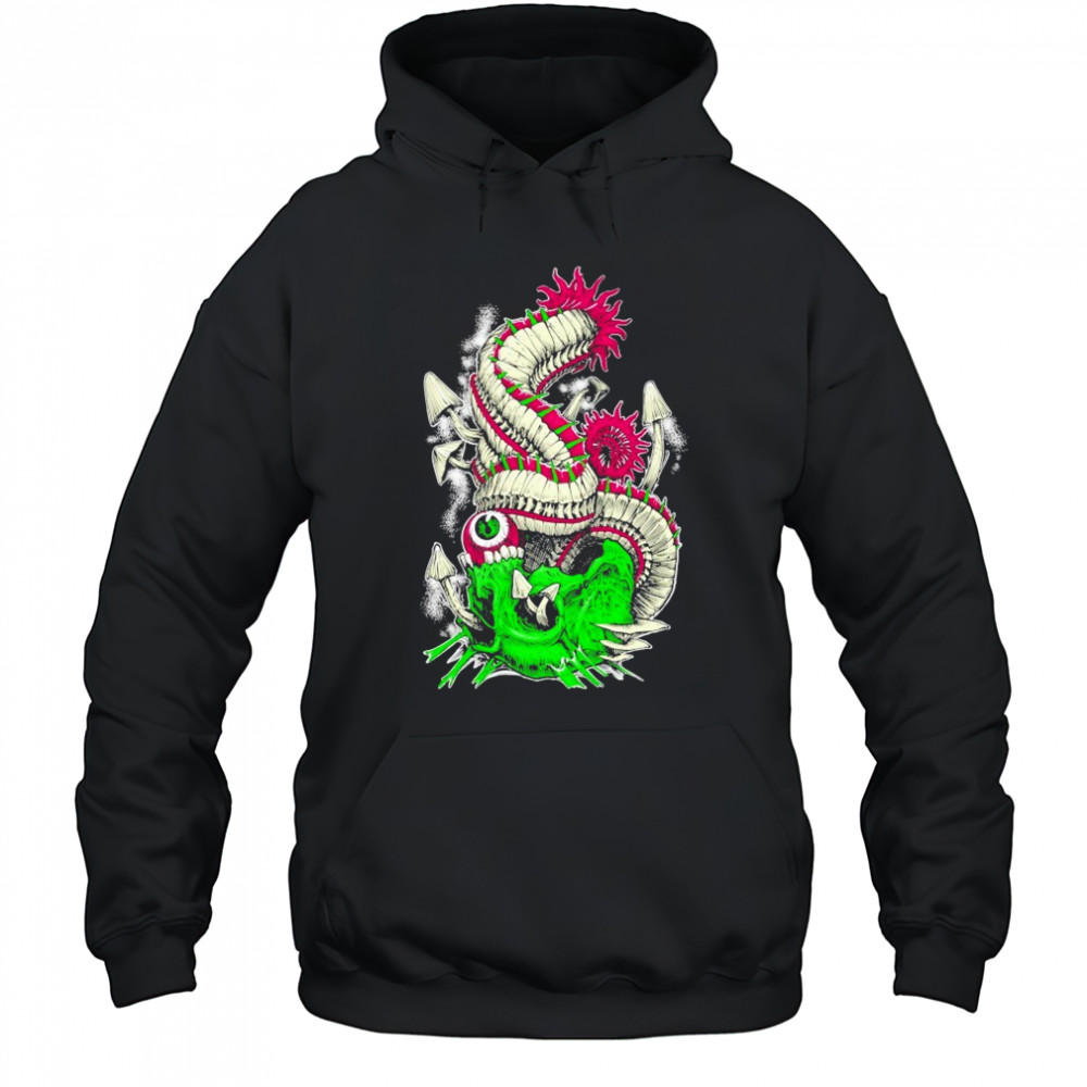 Wharflurch Psychedelic Skull T-shirt Hoodie