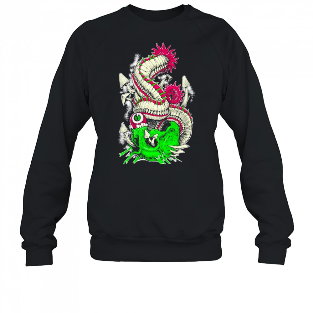 Wharflurch Psychedelic Skull T-shirt Sweatshirt