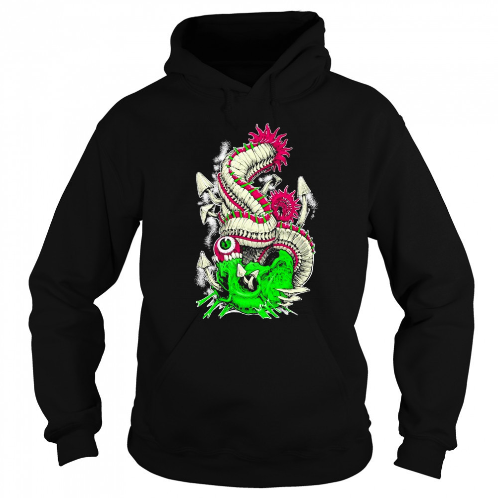 Wharflurch Psychedelic Skull T-shirt Sweatshirt