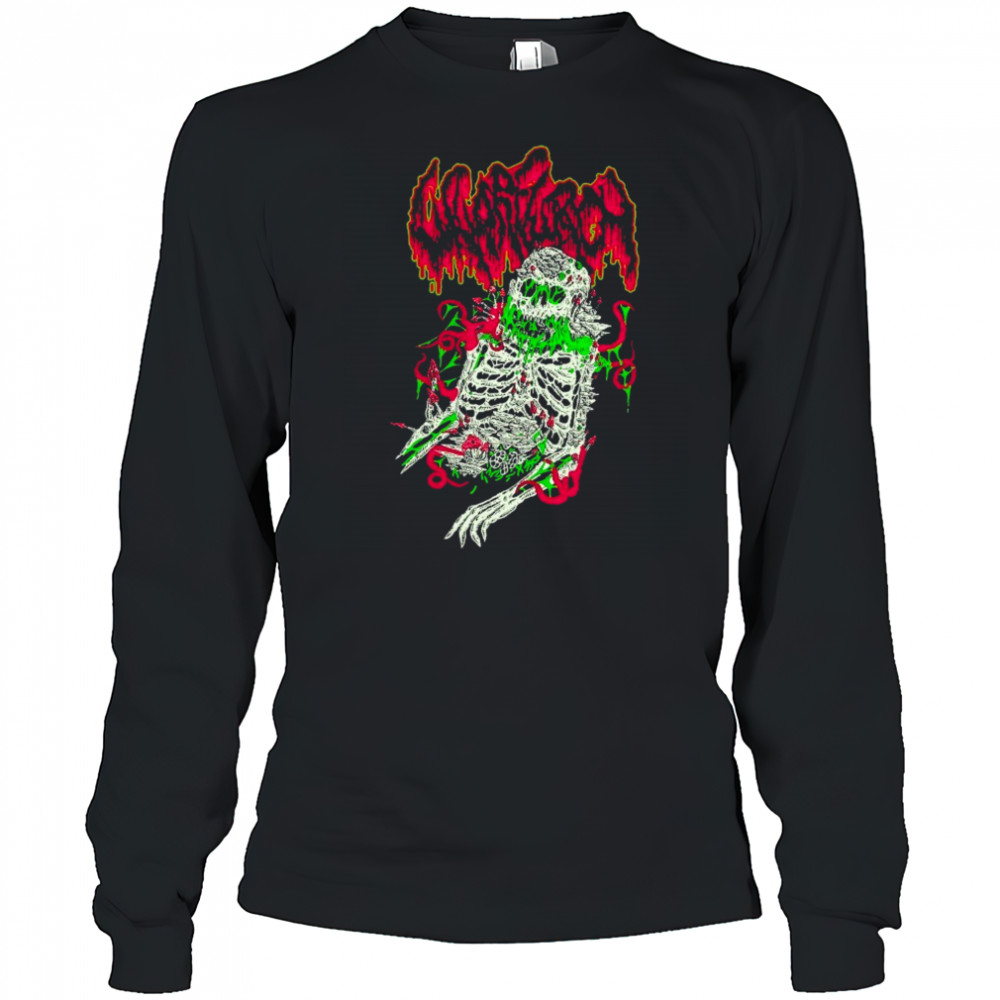 Wharflurch Shroomguy Skeleton T-shirt Long Sleeved