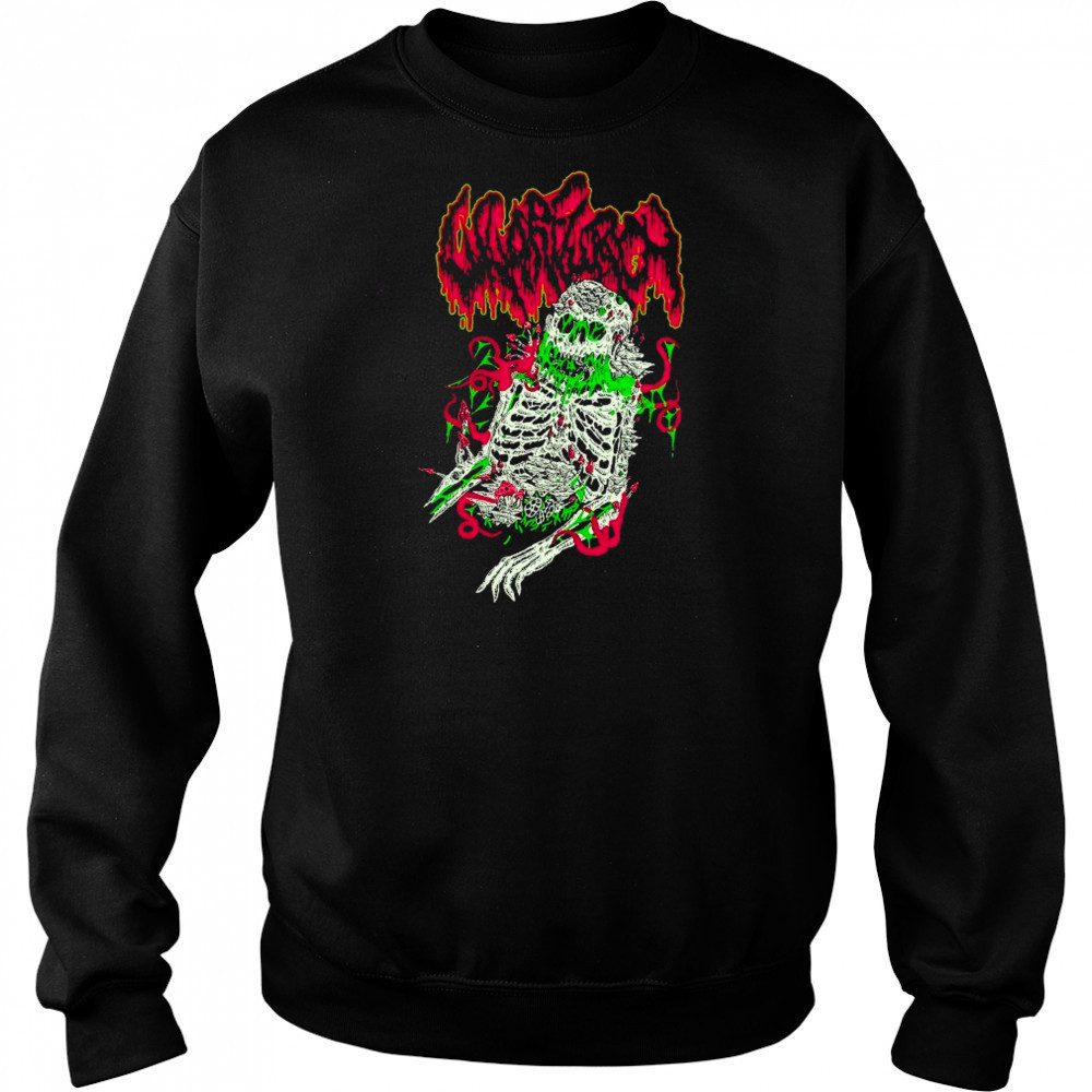 Wharflurch Shroomguy Skeleton T-shirt Hoodie